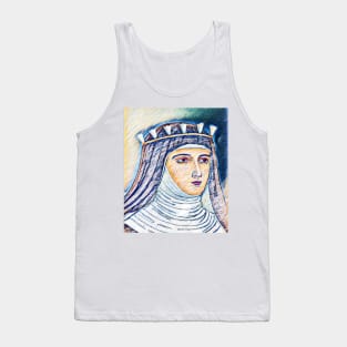 Hildegard of Bingen Portrait | Hildegard of Bingen Artwork 12 Tank Top